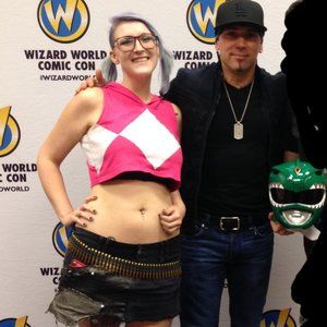 Power Rangers Pink Crop Top Hoodie